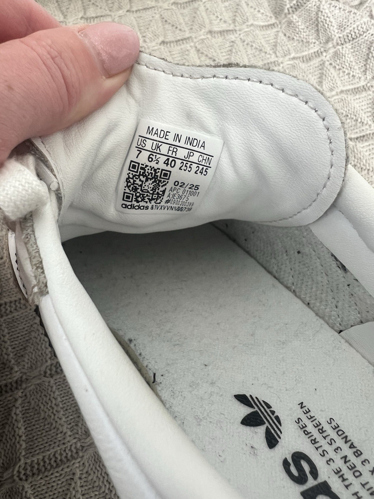 Adidas Samba OG Sneakers White Men’s 7 Women’s 8