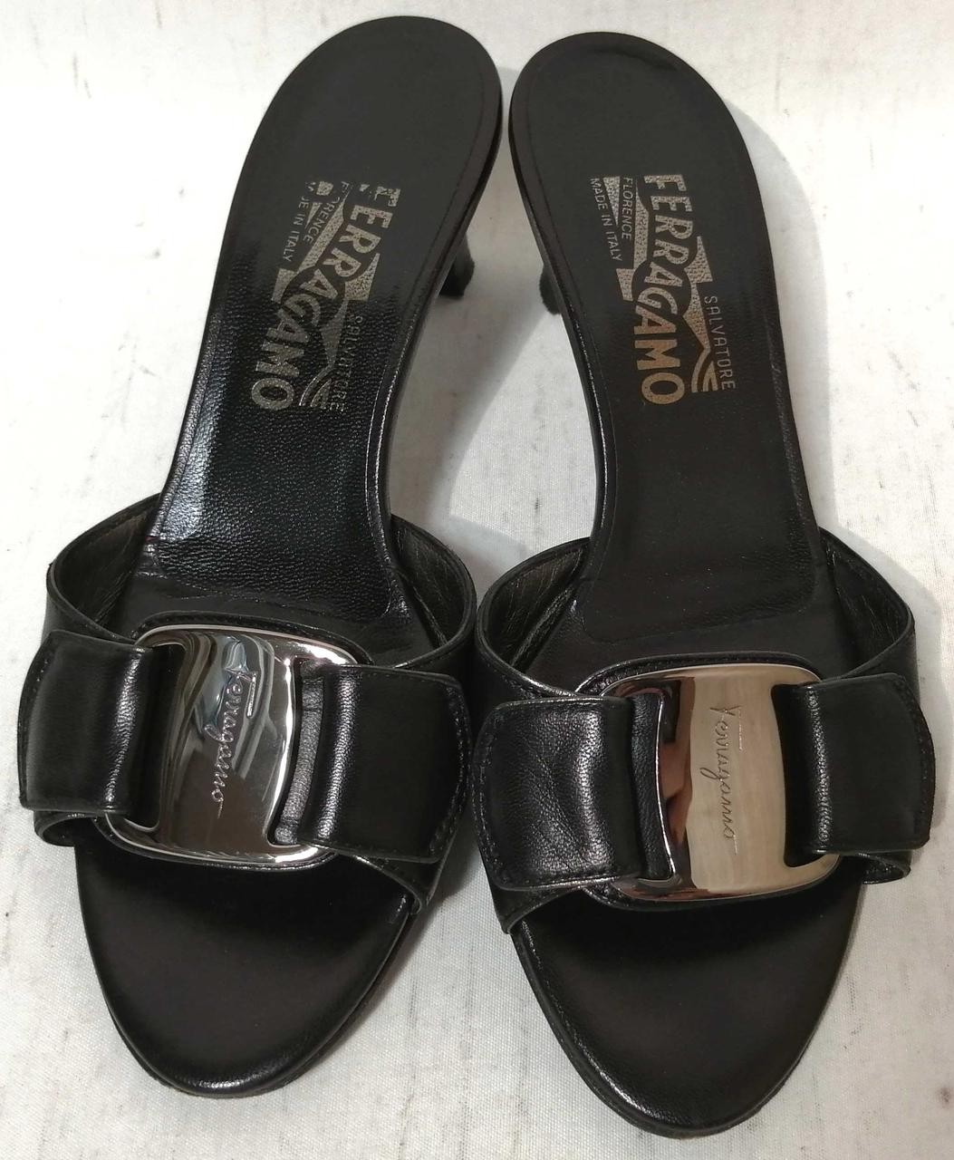 Salvatore Ferragamo 37034 Sandal Mules 24.0 cm