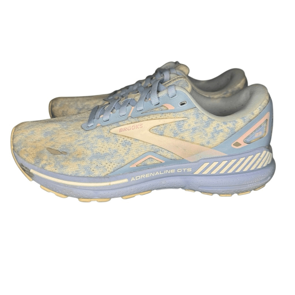 Brooks Womens Adrenaline GTS 23 1203811B493 Blue Running Shoes Sneakers Size 9