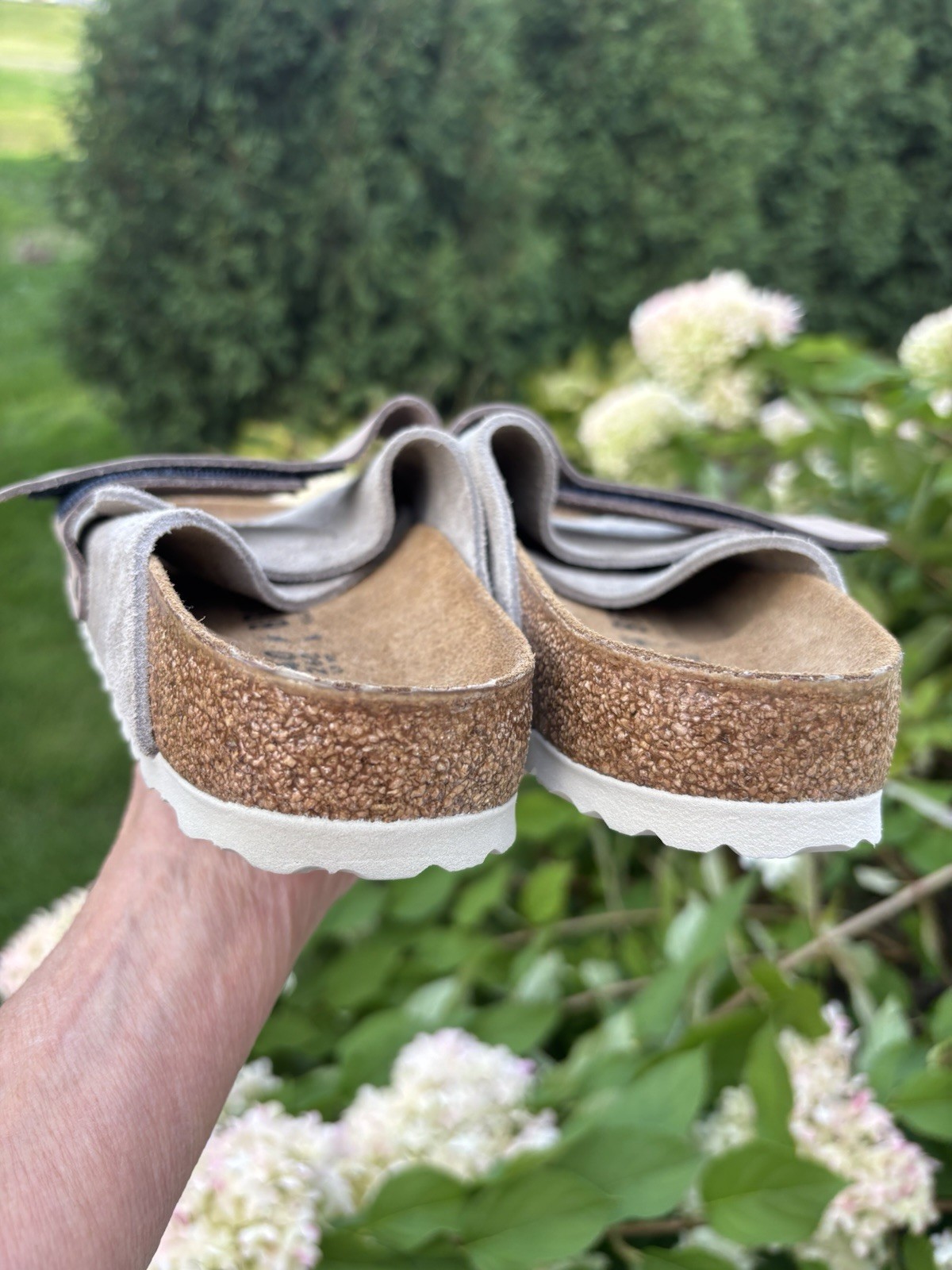 NEW! Birkenstock Kyoto Taupe Nubuck/Suede Leather~Narrow/Regular Size 40(9-9.5)