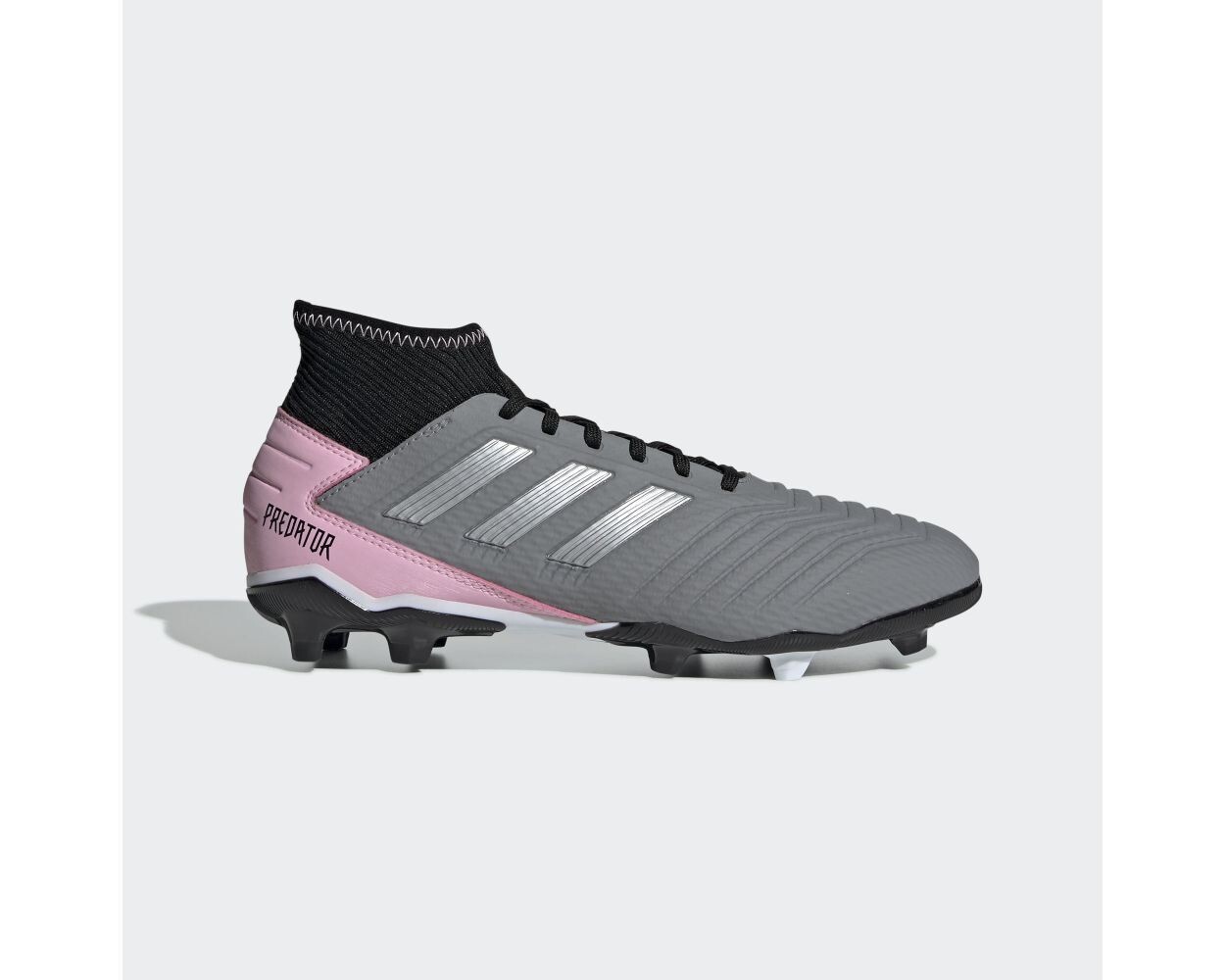 Adidas Women’s Predator 19.3 FG Soccer Cleats F97528 Grey Silver Pink Sz 8.5-10
