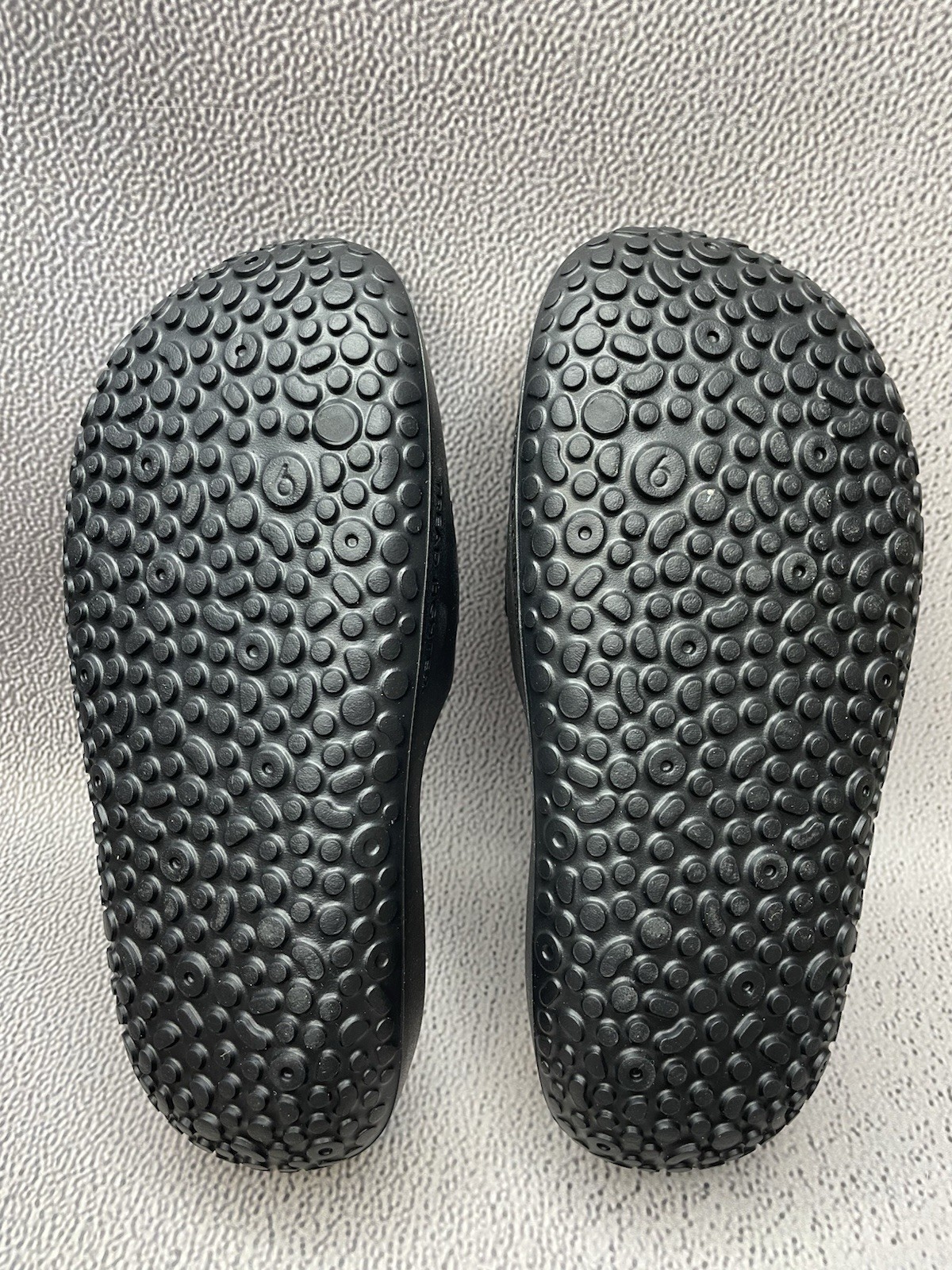 Allbirds Unisex Sugar Slide Sandals Black Eco Friendly Size W 8 M 6