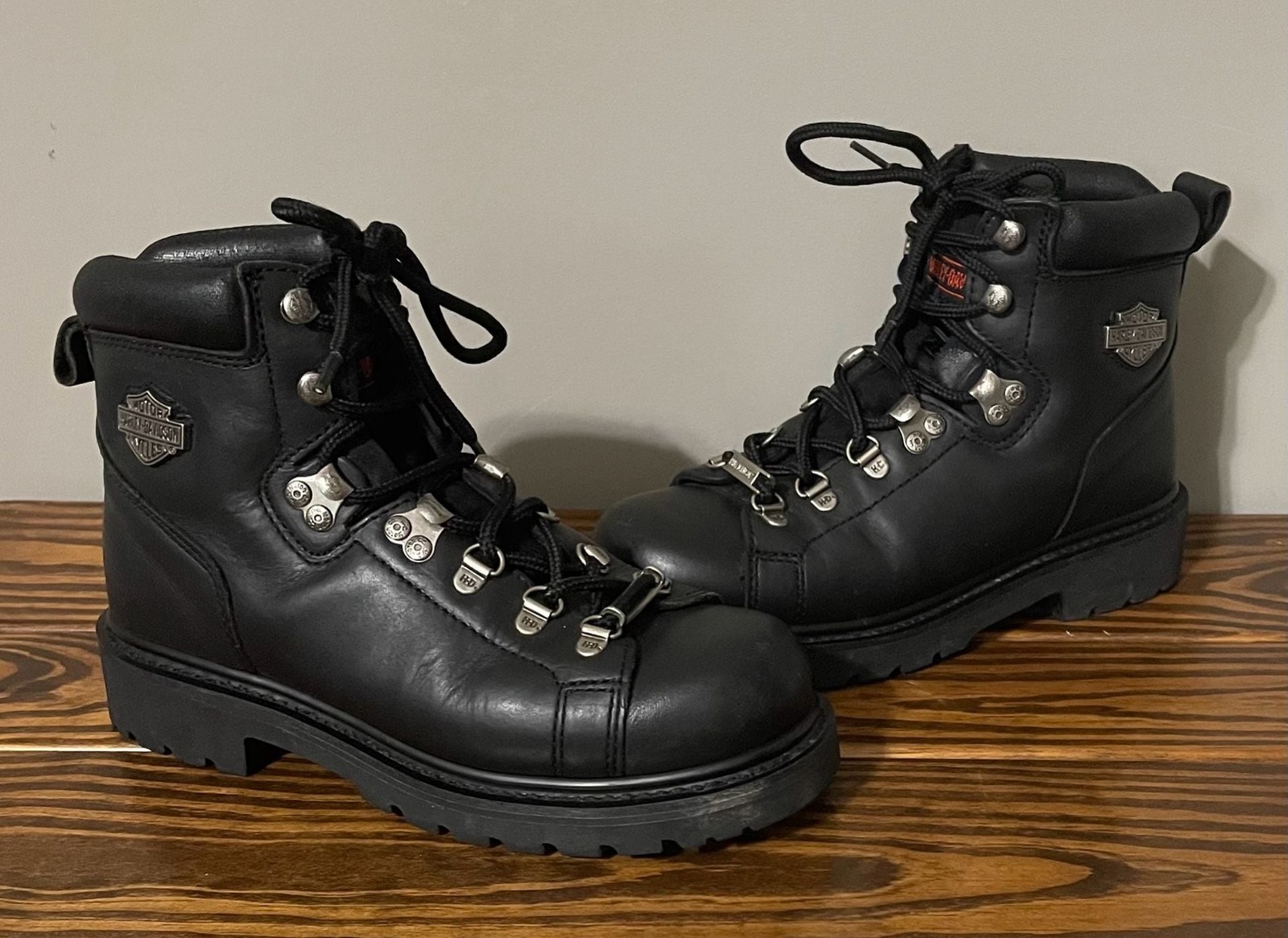 Harley-Davidson Women’s Dipstick 6-Inch Leather Lace-Up Motorcycle Boots