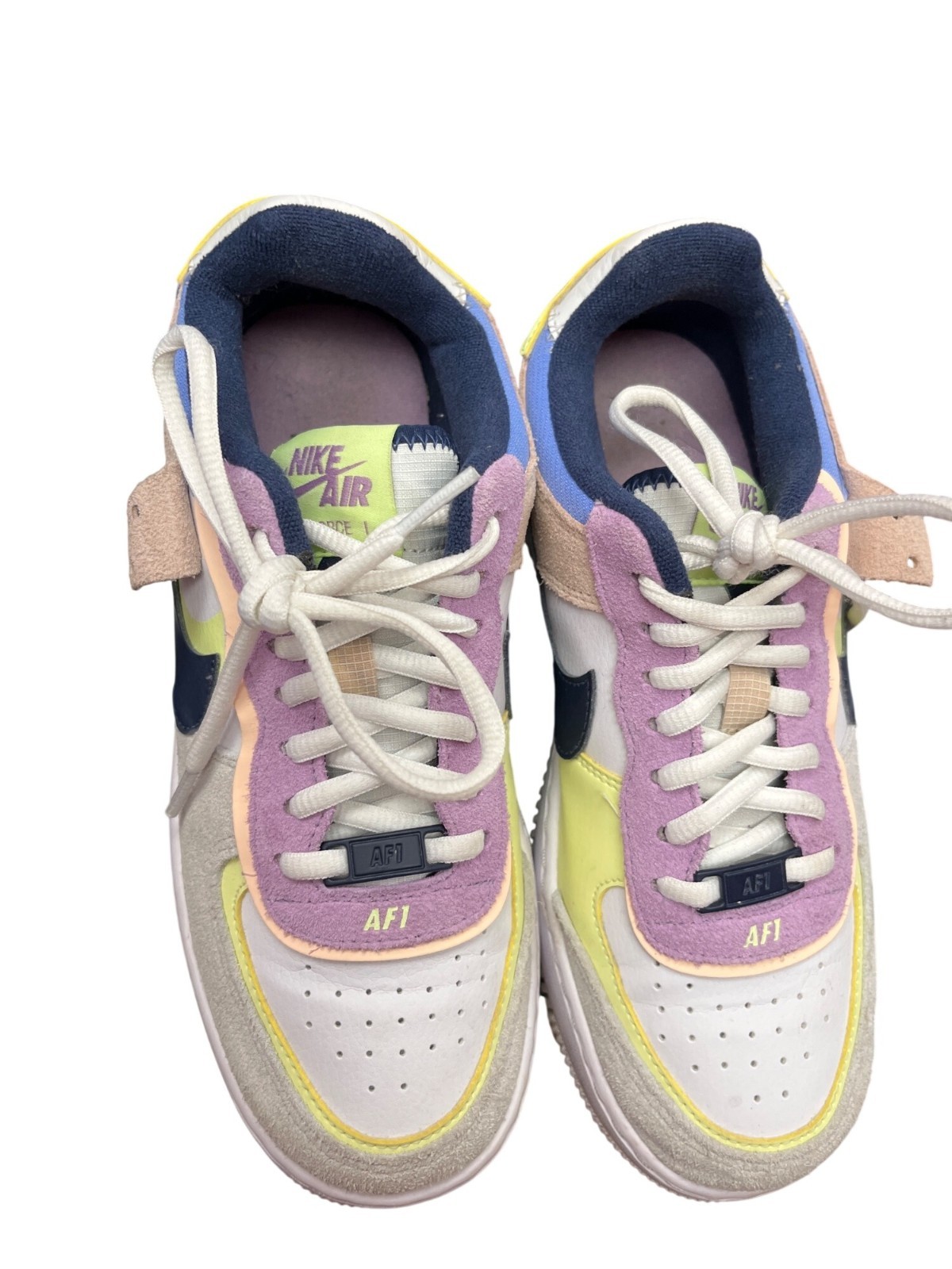 Nike Af1 Shadow Crimson womans multicolor low top sneakers sz 7 SKU 10-232