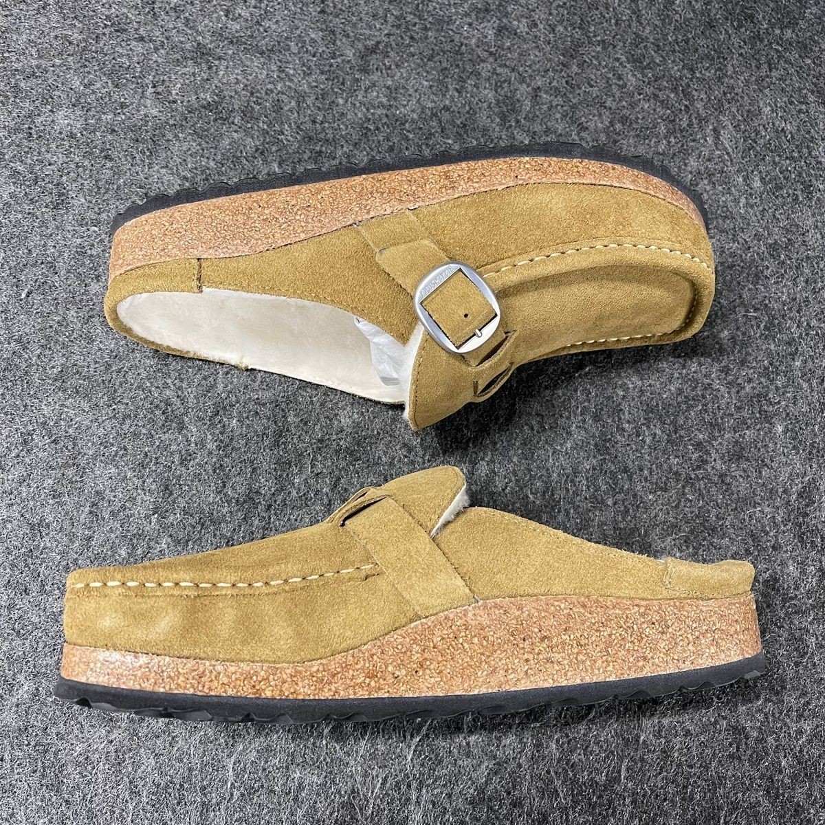 BIRKENSTOCK Buckley Shearling Clog Women’s Size US 8 Tea