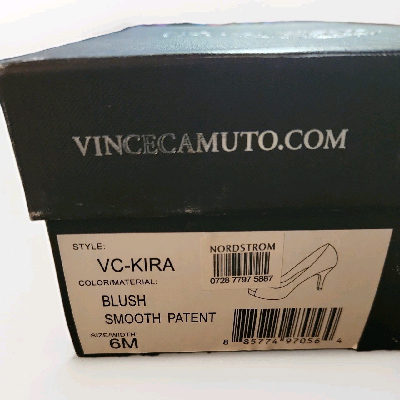 Vince Camuto Beige Patent Leather Peep Toe Stiletto Pumps Women’s Size 6M