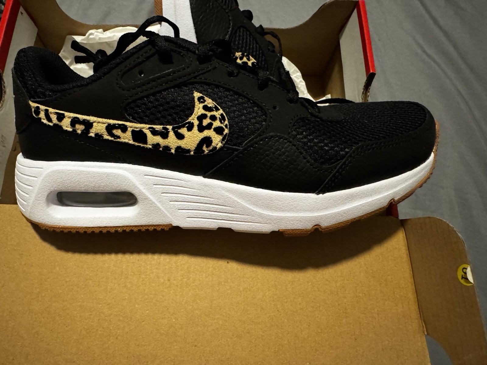 Nike Air Max SC Leopard Swoosh Women’s Mesh Low Top Sneaker FZ2649-001 2024