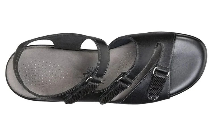 SAS Tabby Slingback Black Womens Sandals 6.5 S (AAA) FREE SHIPPING