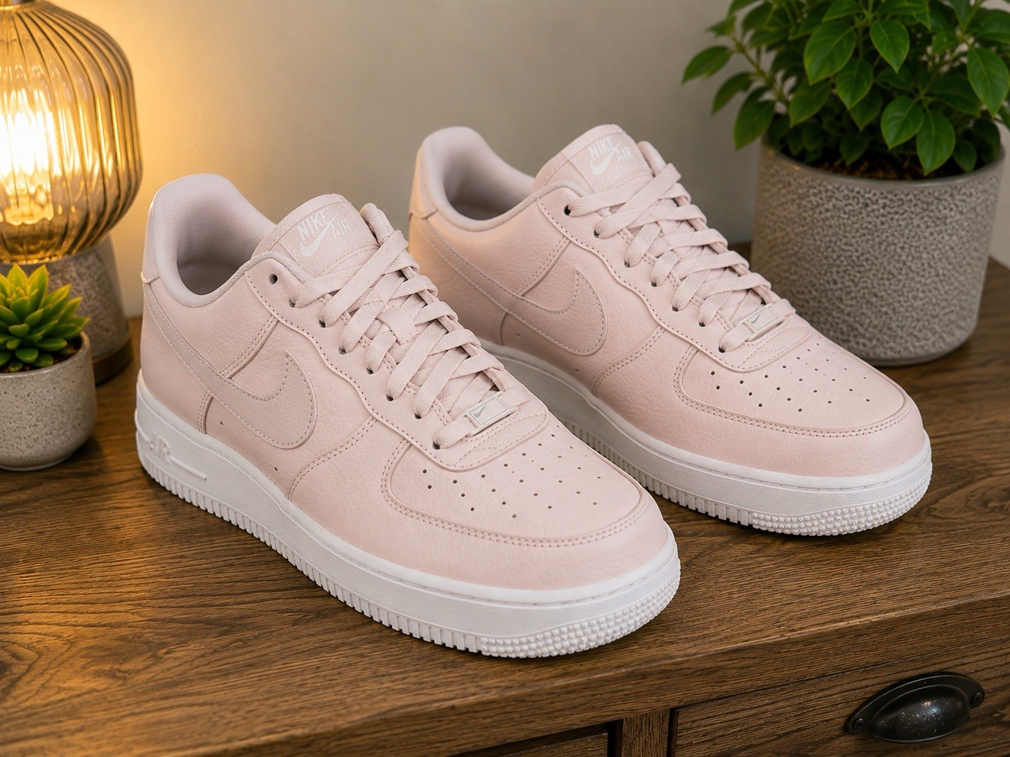 Size 10 – Nike Air Force 1 PLT.AF.ORM Pink Oxford W