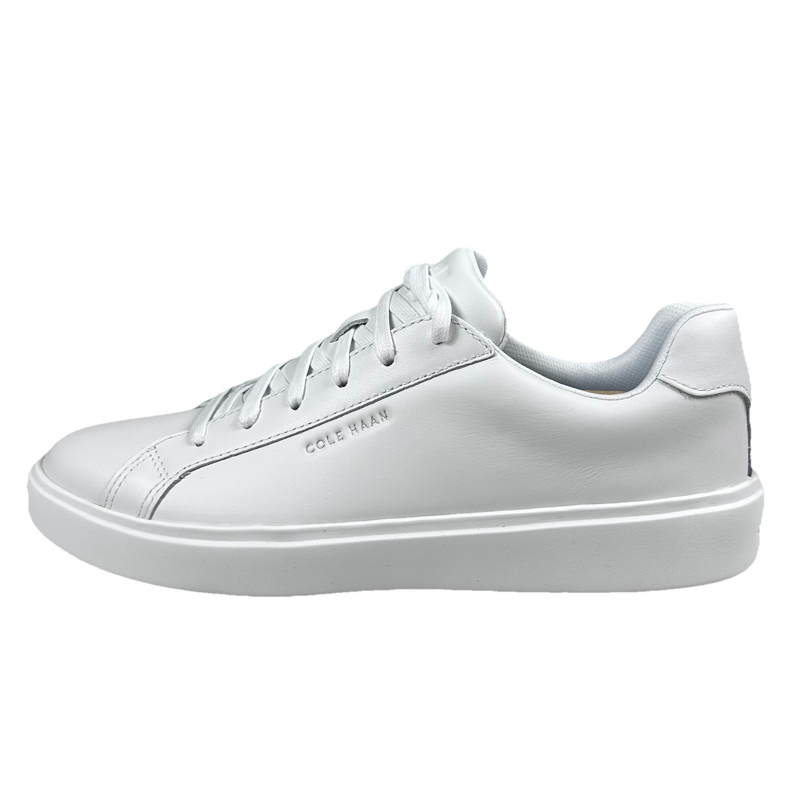 Cole Haan Women’s Grand Crosscourt Daily Sneaker Size 7.5B White Leather Shoes