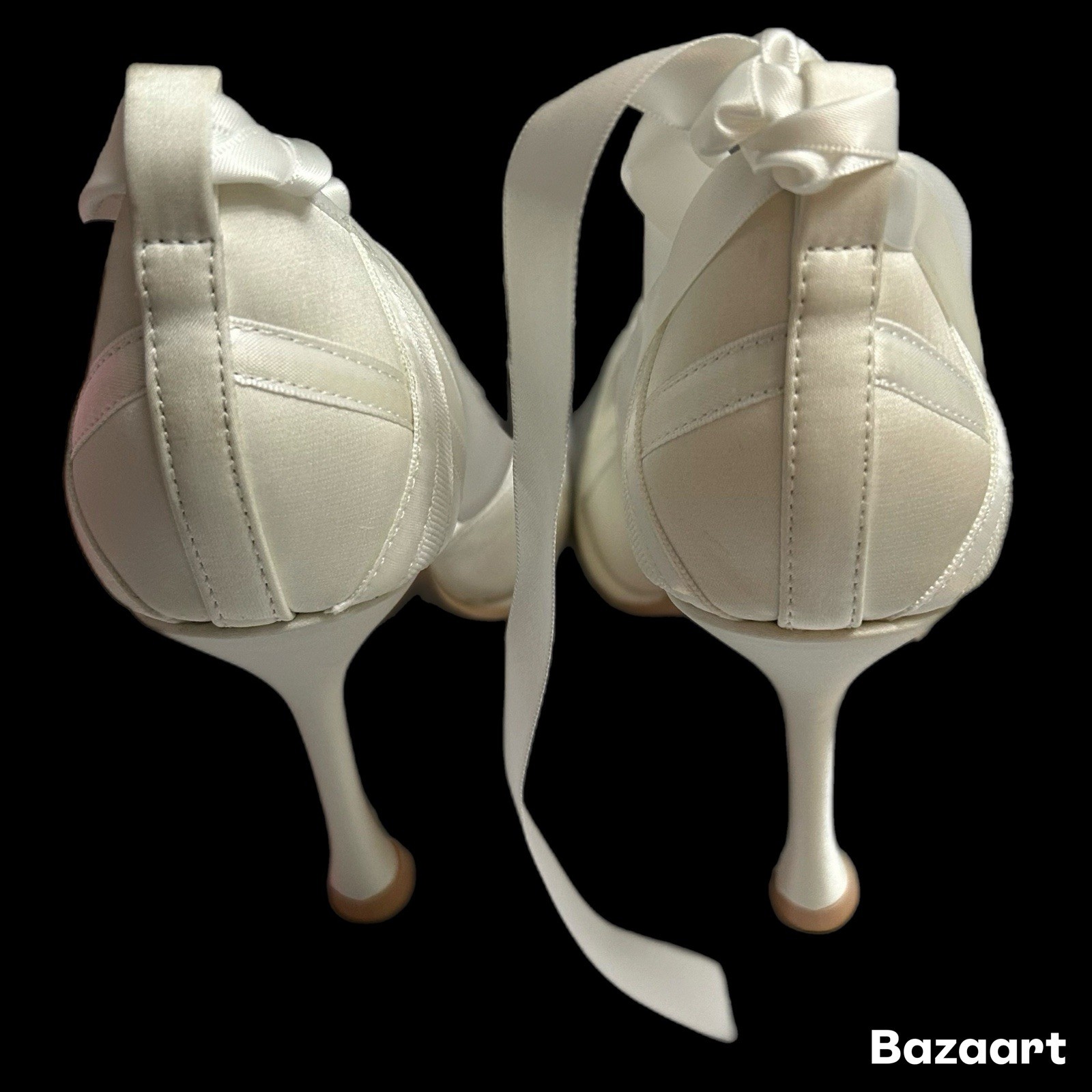 NWT Dolls Kill Sugar Thrills ART FORM LACE UP BALLET HEELS Women’s 10M WHITE
