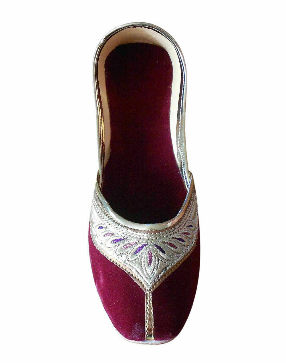 Women Shoes Indian Handmade Mojaries Leather Jutties Flip-Flops Jutties US 6-9
