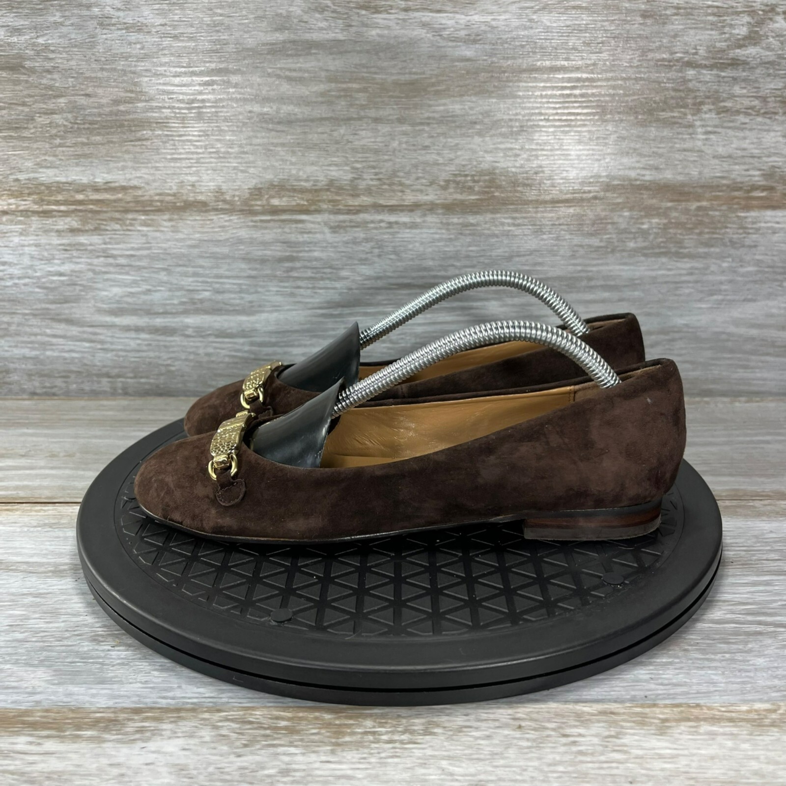 Talbots Women’s Brown Suede Slip On Flats Size 5.5
