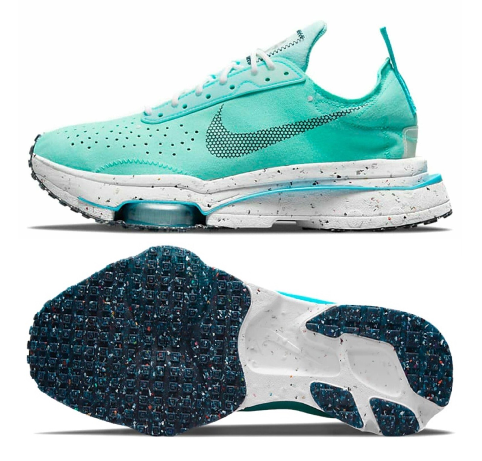 NEW Nike Air Zoom Type Crater Women Shoes, Turquoise/Copa/Navy, DM3334-400, Sz 6