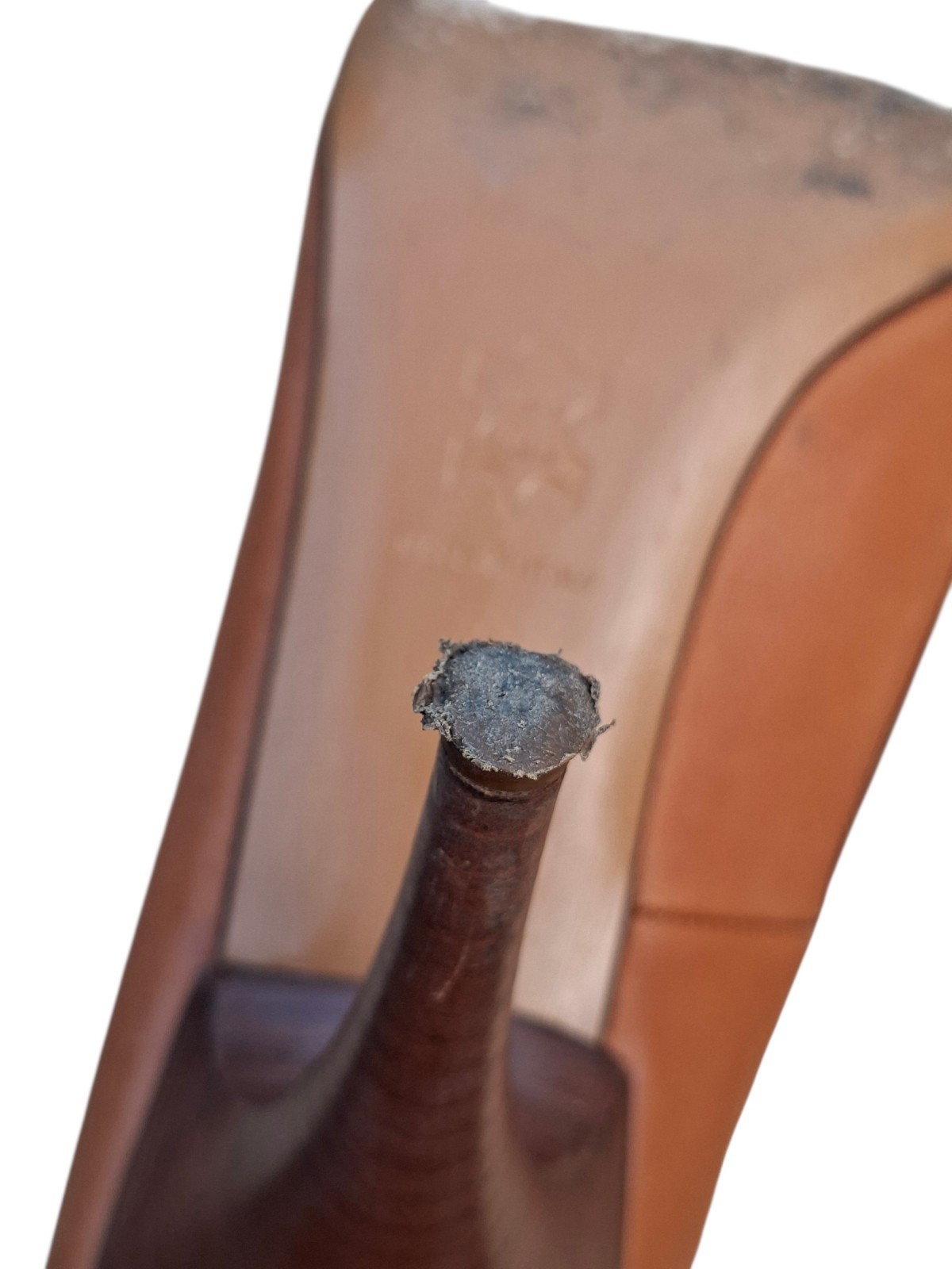 Vintage Just Cavalli Brown Leather Pointy Pumps Gold Buckle Heels Y2K Sz 39