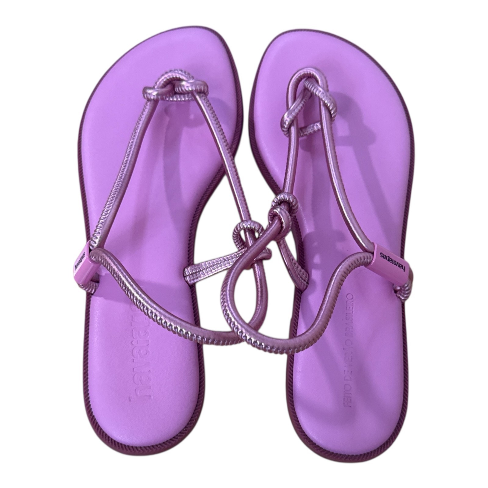 Havaianas Una Acai Eur Sandals in Pink Size US 10 EUC