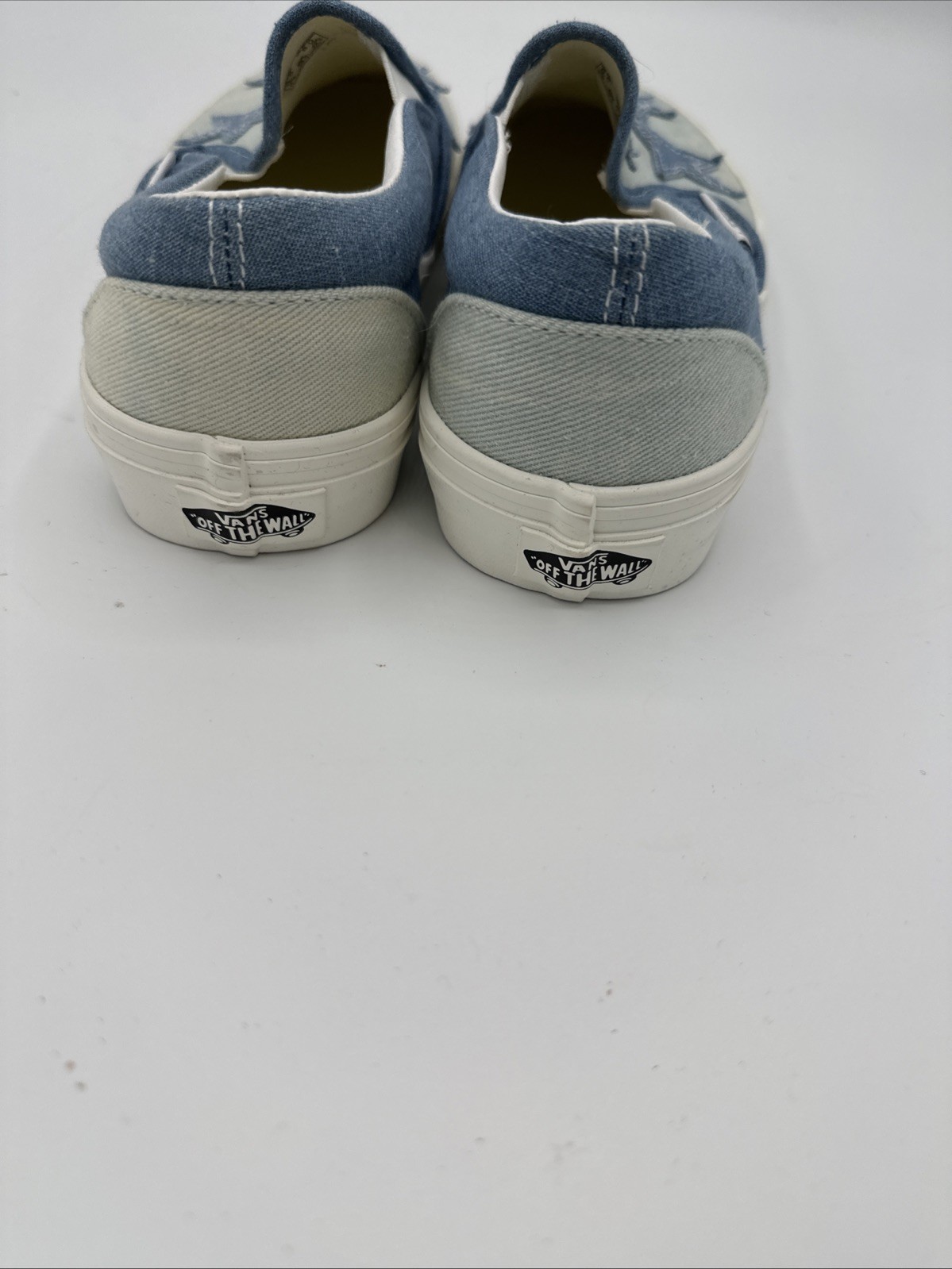 VANS Women’s FU Classic Slip-On Sneakers Starry Night Blue Denim 8 M