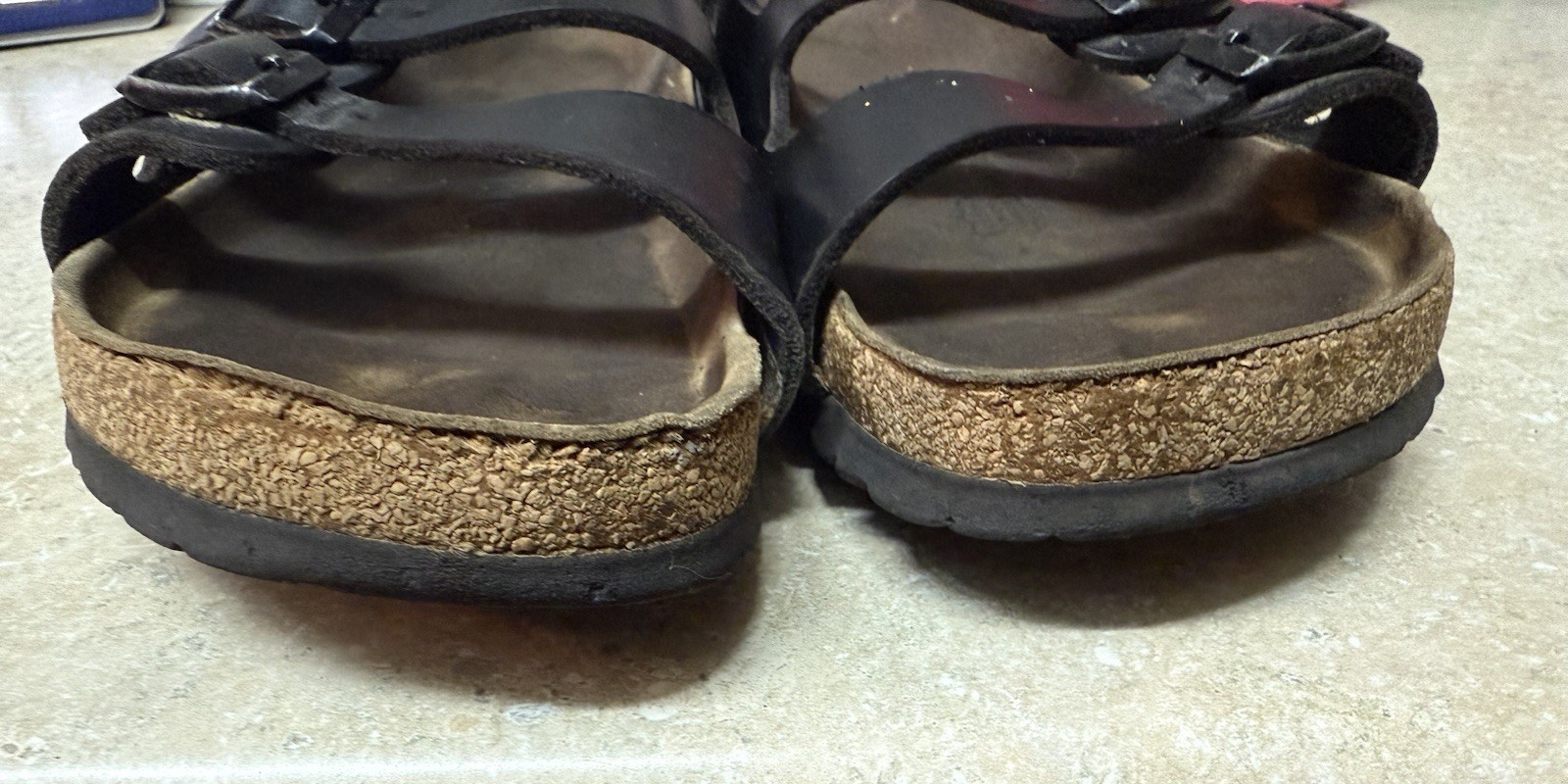 Birkenstock Florida Soft Footbed Sandals brown size unkown reference pic measure