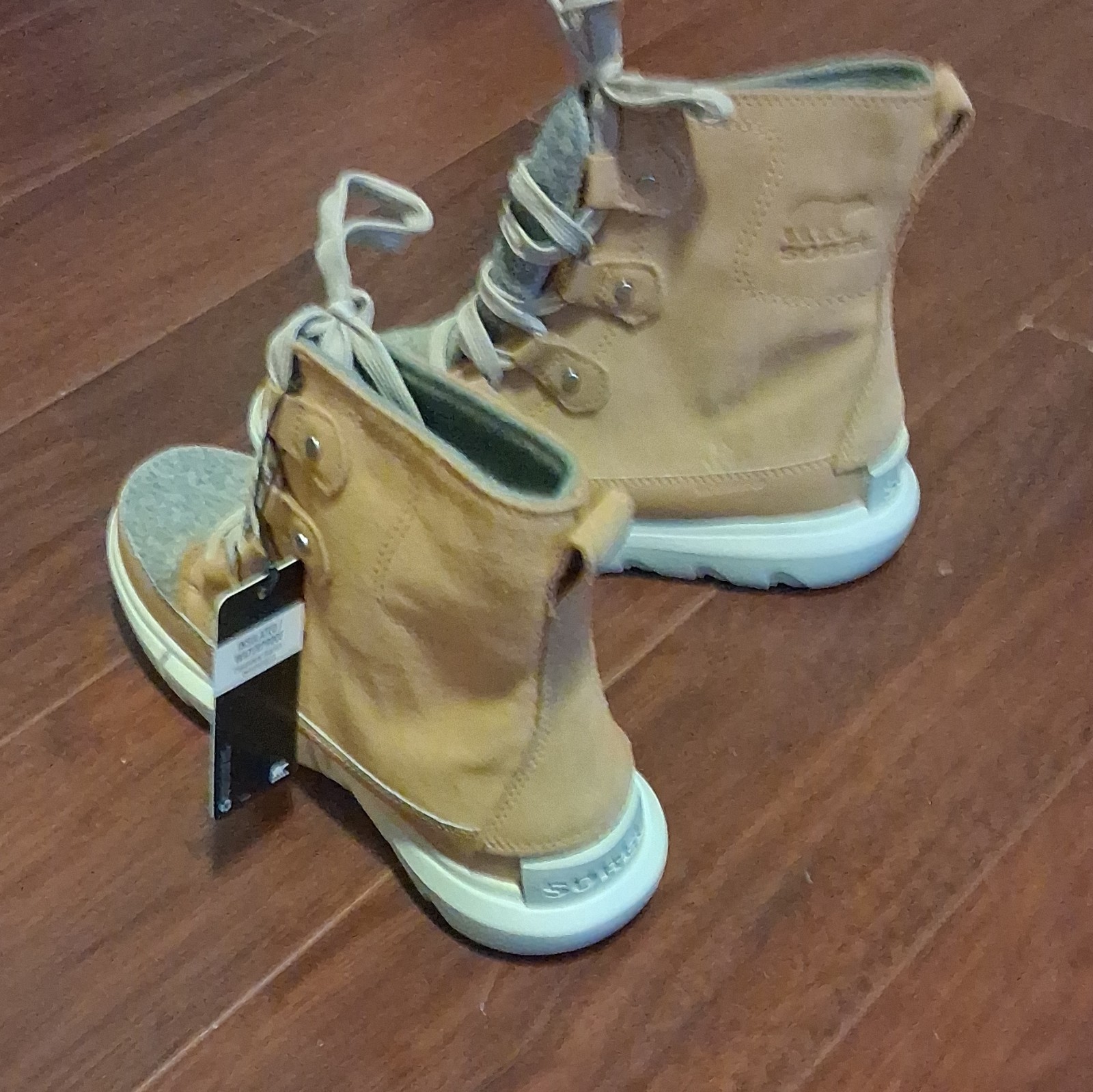 Sorel Explorer Next Joan WP Women’s Waterproof Insulated Boots Brown/Gray 6.5