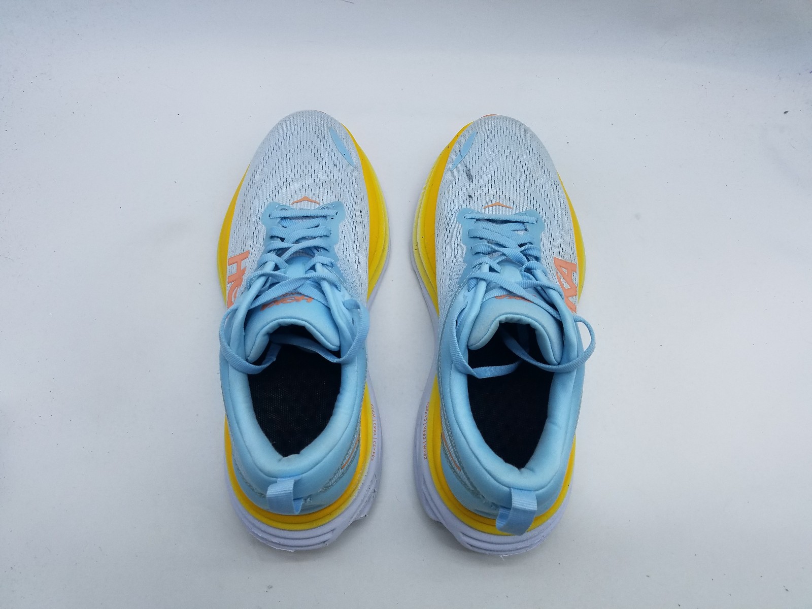 Hoka One One Bondi 8 Womens Size 9 B (Medium) Running Shoes Multicolor *See desc