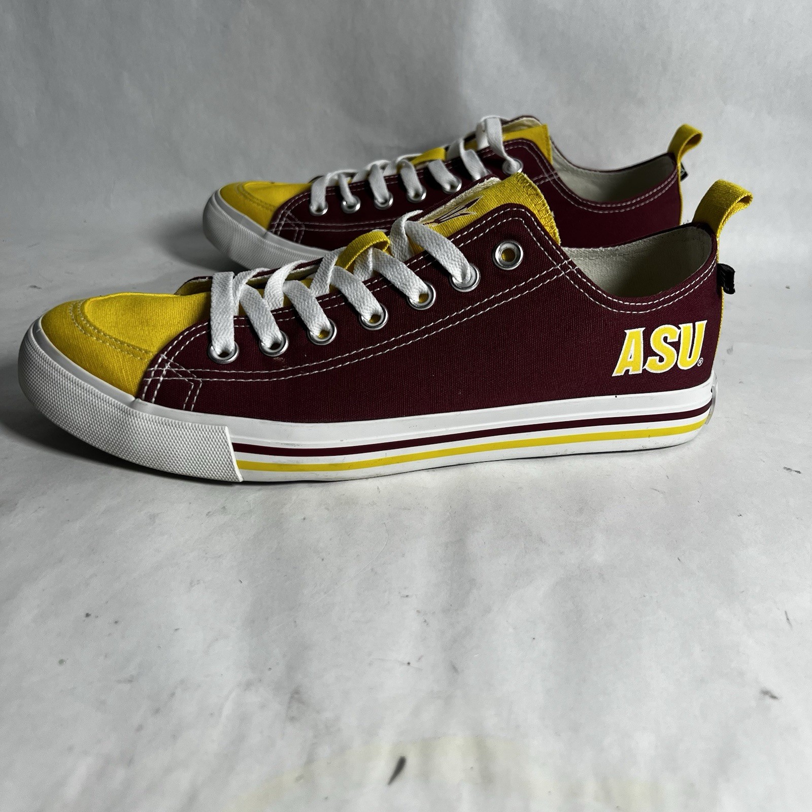 ASU SKICKS CANVAS Lace up Shoes Sneaker Men 10 Two Toned Low Top