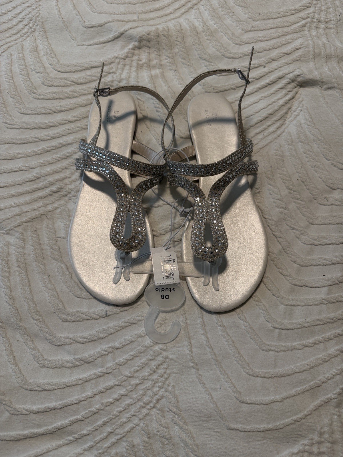David’s Bridal sandal, size 9 sandals, New, Never Worn , No Box