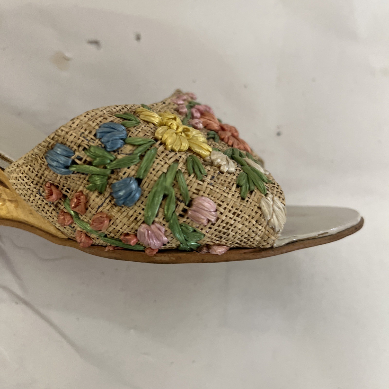 Vintage Capili Original Floral Mule Sandals. Philippines