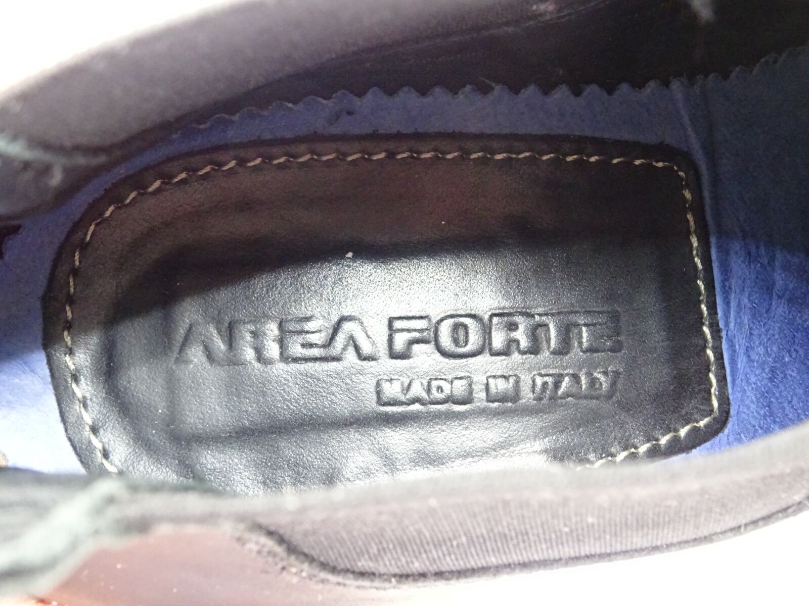 Area Forte women’s shoes elastic ankle boots leather black Italy size 36 F. NEW