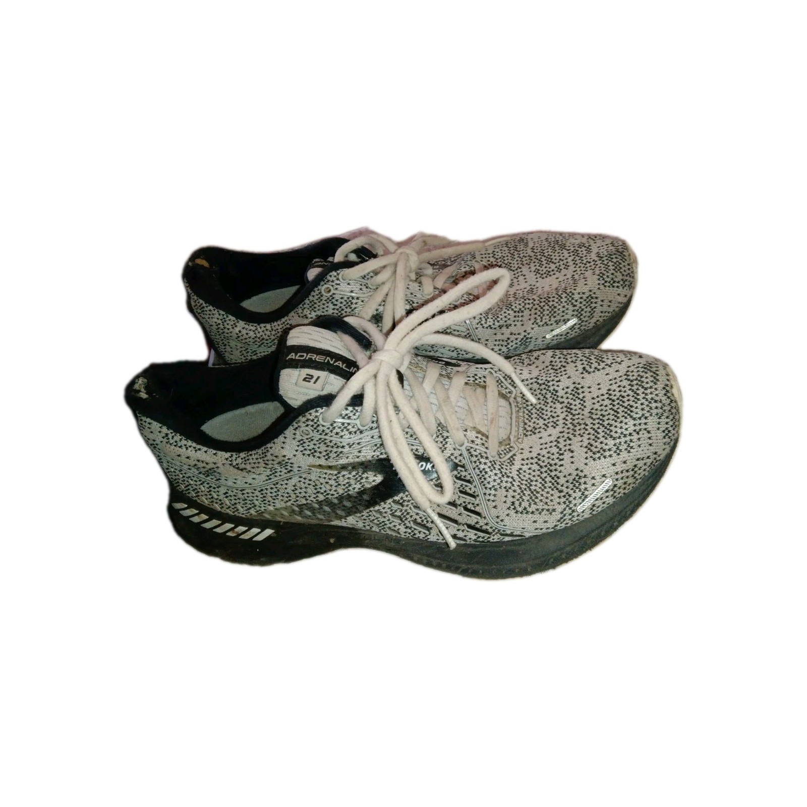 Size 9 – Brooks Adrenaline GTS 21 Black/Gray/White – 120329-1B-135