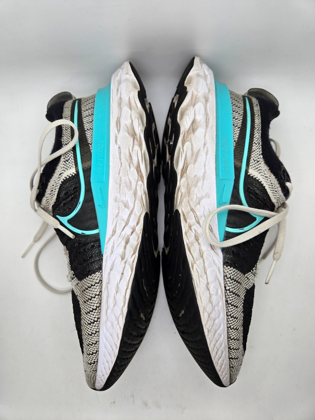 Nike React Infinity Run Flyknit 2 Shoes Women’s 8 Black Aurora Running Sneakers