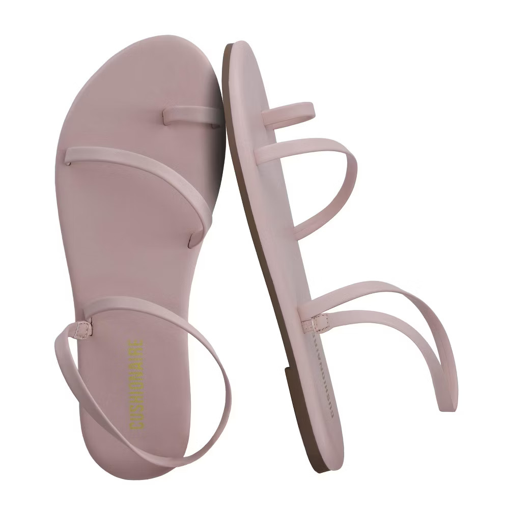 CUSHIONAIRE CHAI Women Strappy Sandals – Flat Sandals for Women,