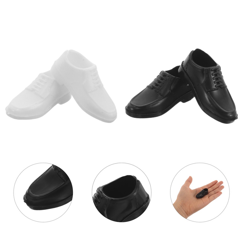40 Pcs Doll Shoes Costume Accessories Micro Landscape Decoration