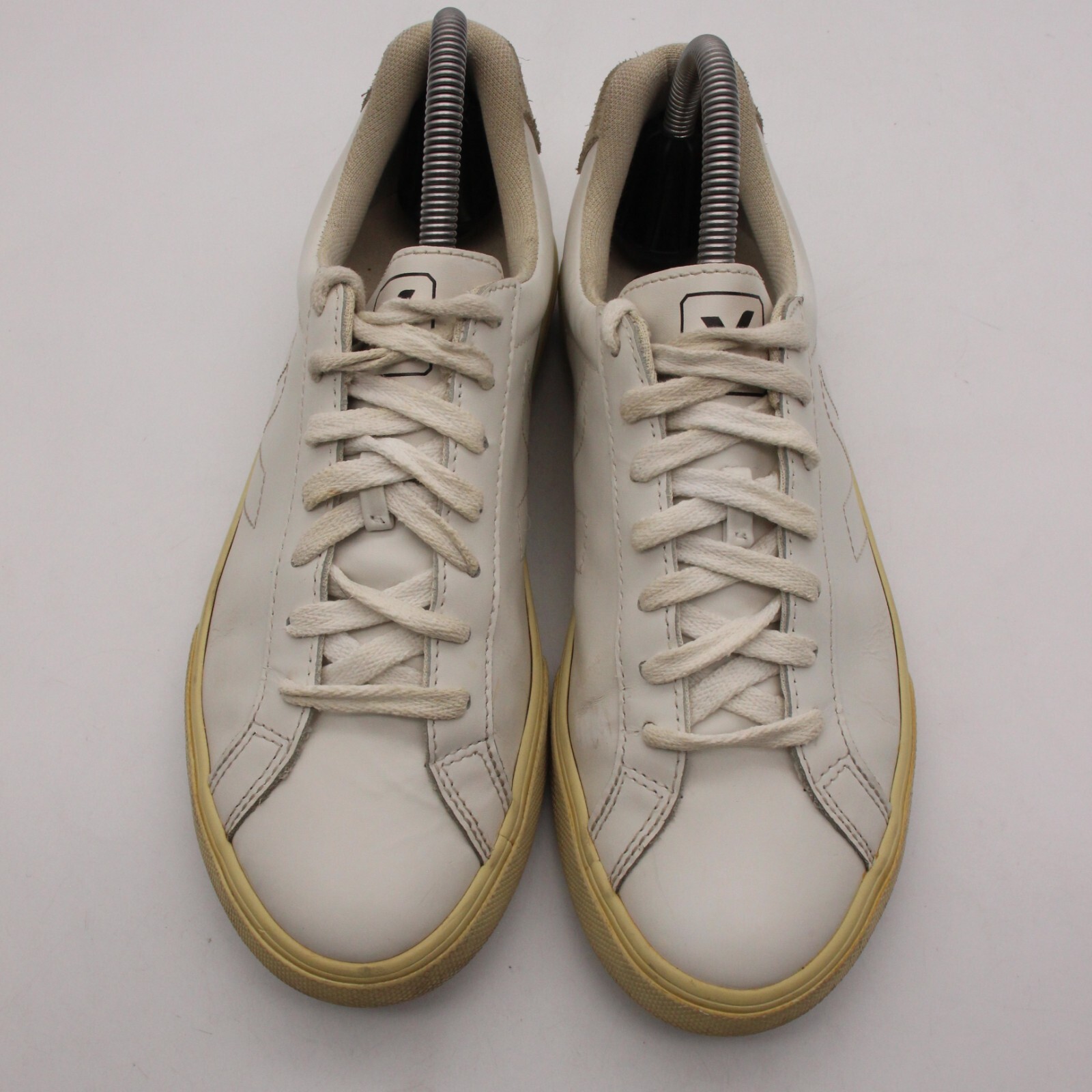 Veja Esplar Logo Women’s Size 7 Low Top Sneaker Extra White/natural Leather
