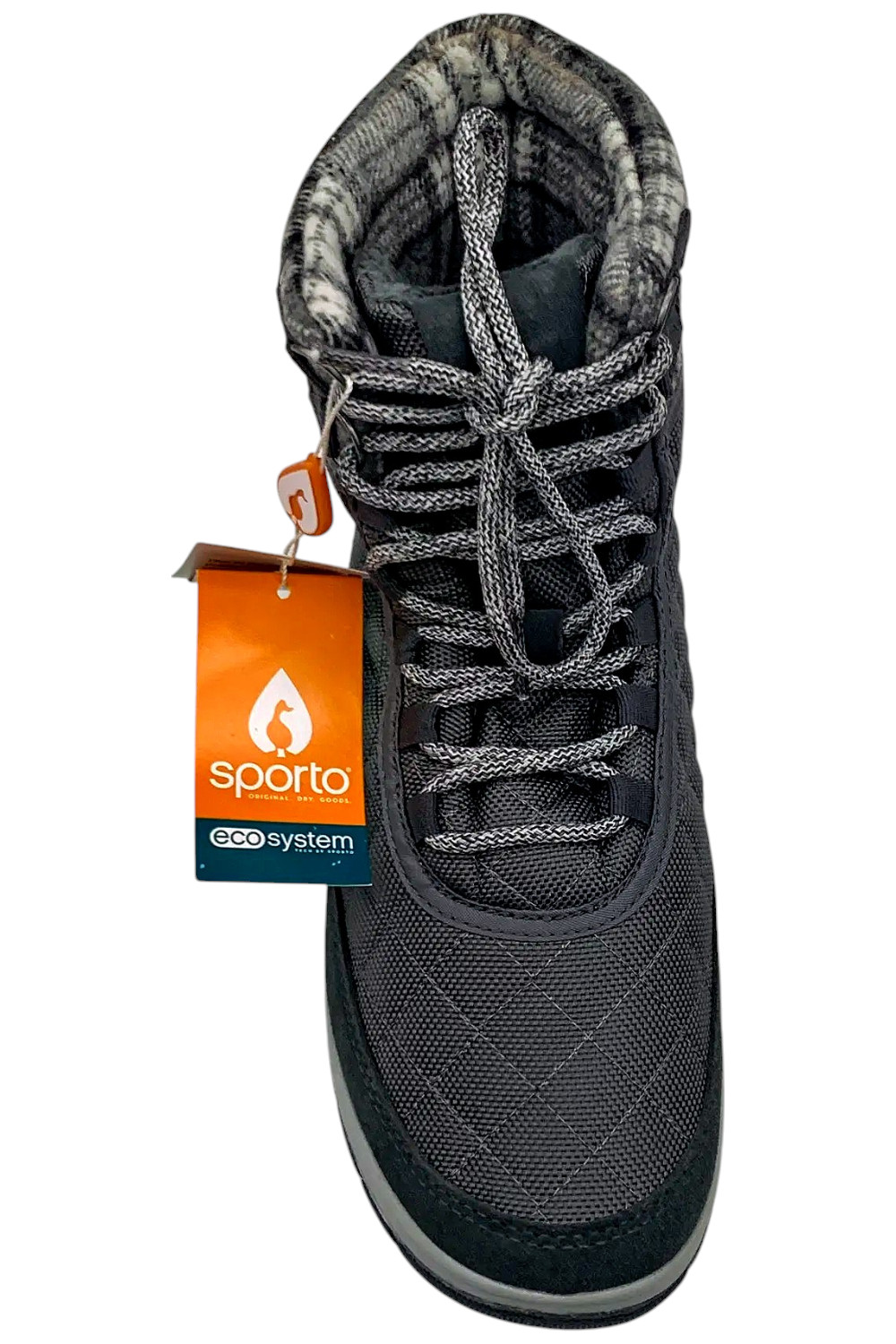 Sporto Women’s Stellar Quilted Lace-Up Boot Grey