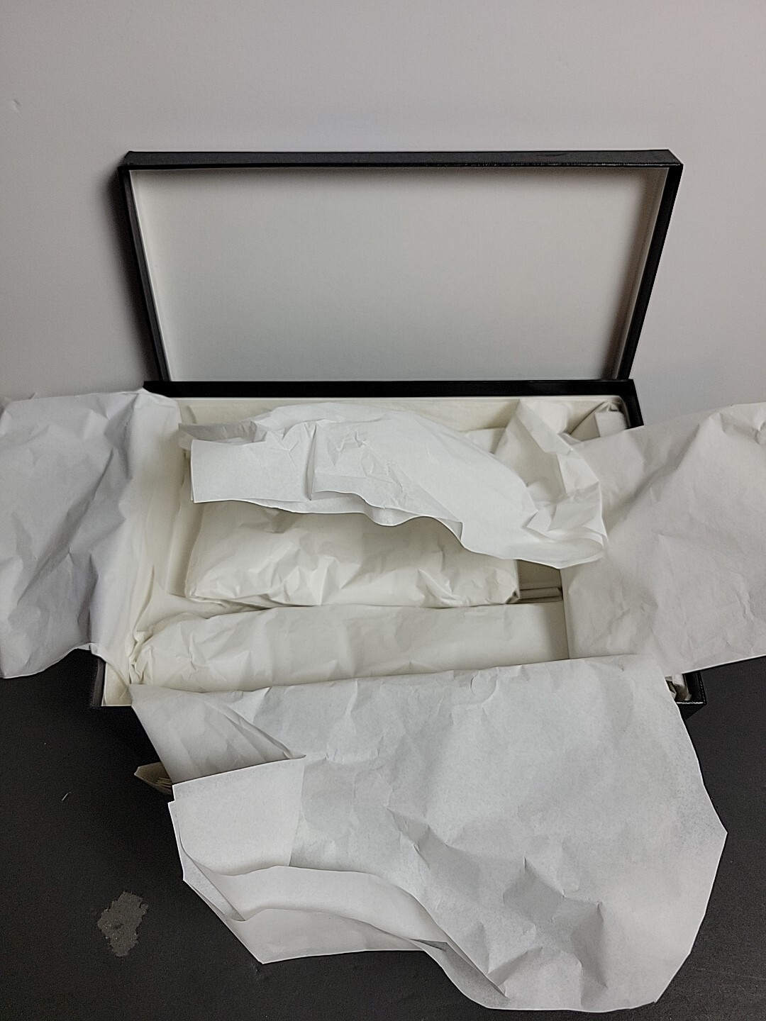 CHANEL Goatskin Grosgrain CC Slingback Pumps Size 38 ( G45738 ) Empty Box Only
