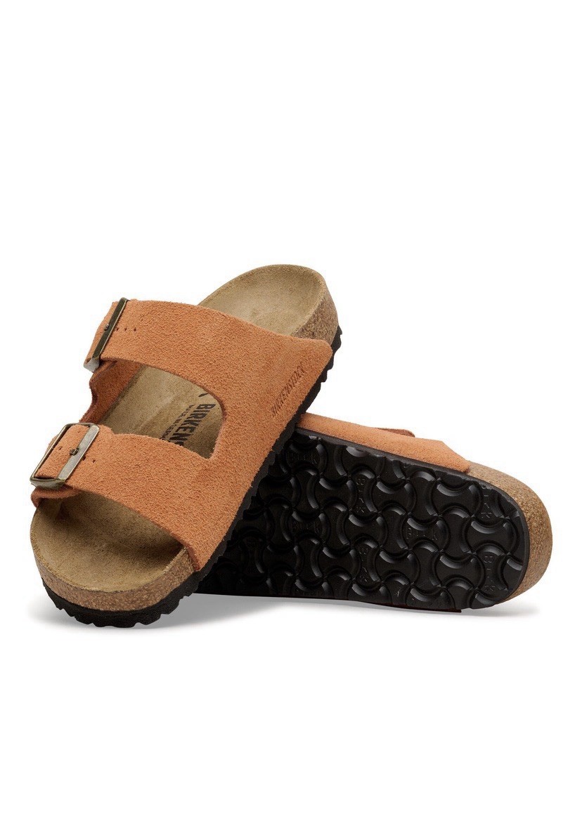 Birkenstock Arizona Soft Footbed Sandals – Dark Rust Suede – EU 42 (W 11 / M 9)