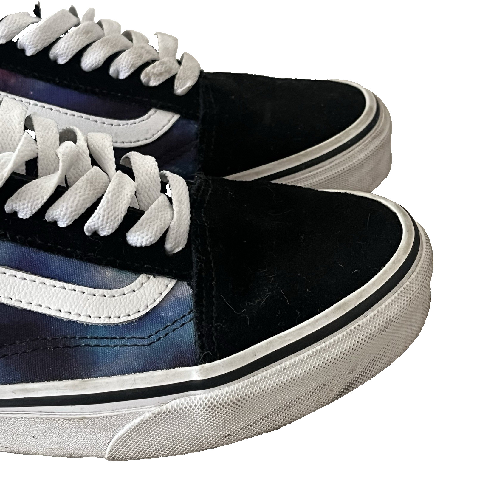 Vans Old Skool Galaxy Black White Suede Skate Sneakers Men’s 6.5 Women’s 8