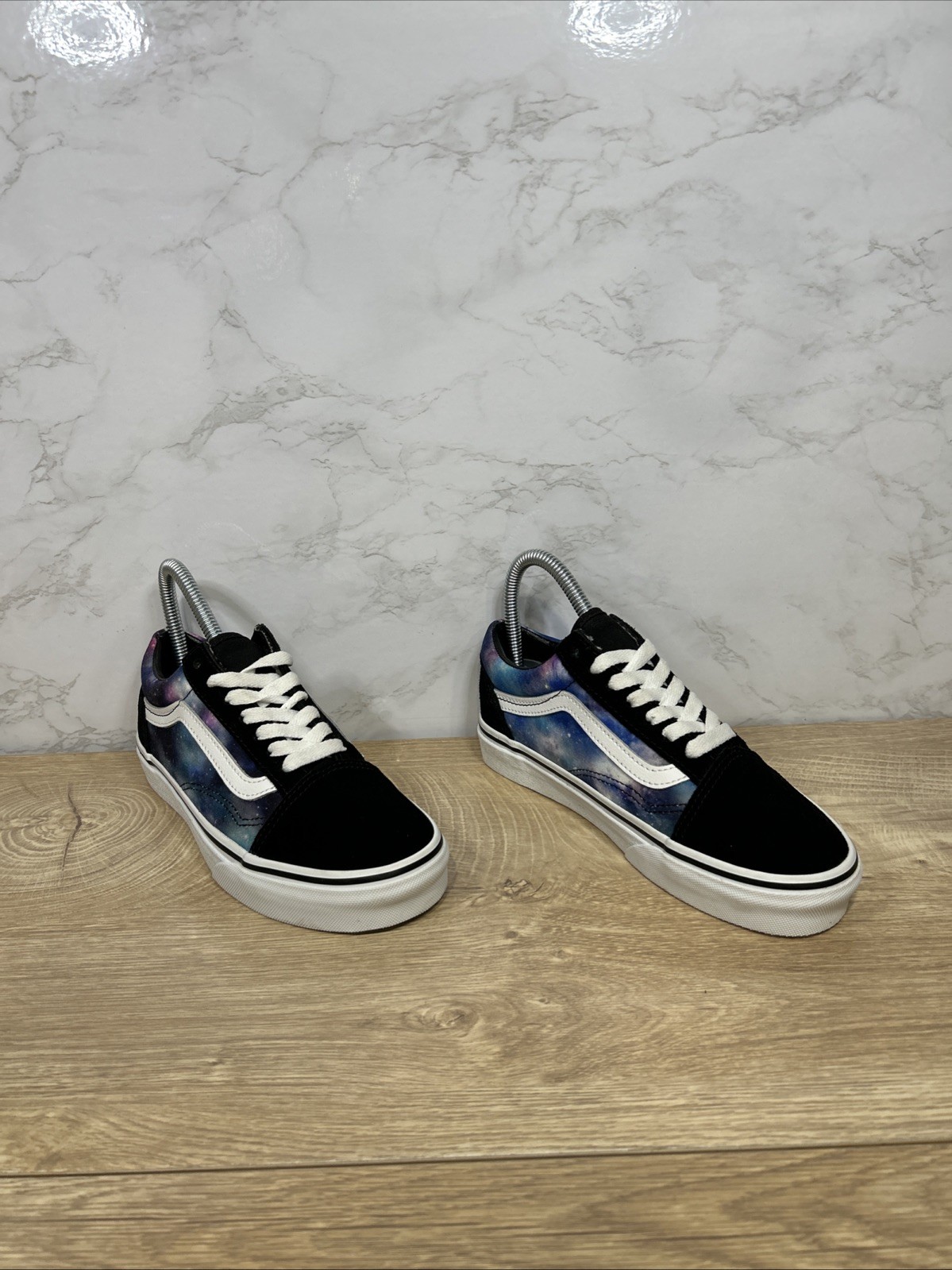 Vans Old Skool Unisex Galaxy Black Skate Women Shoes VN0A3WKTG4F Sz 5 New