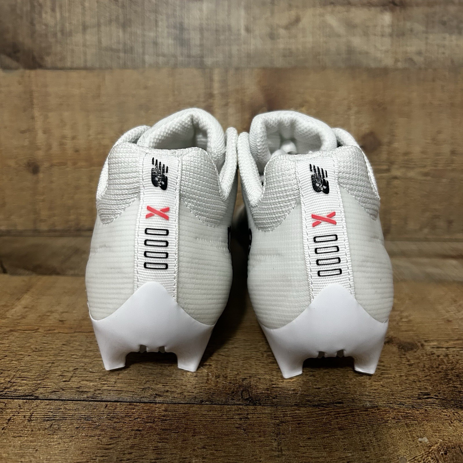 New Balance Burn X4 Lacrosse LAX Cleats Womens Size 6.5 White Black WBURNLW4 NEW