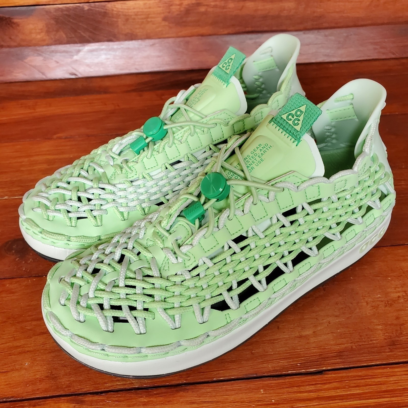 Nike ACG Watercat+ Shoes Men 5 Women 6.5 Green Water Sneakers FN5202-300 New