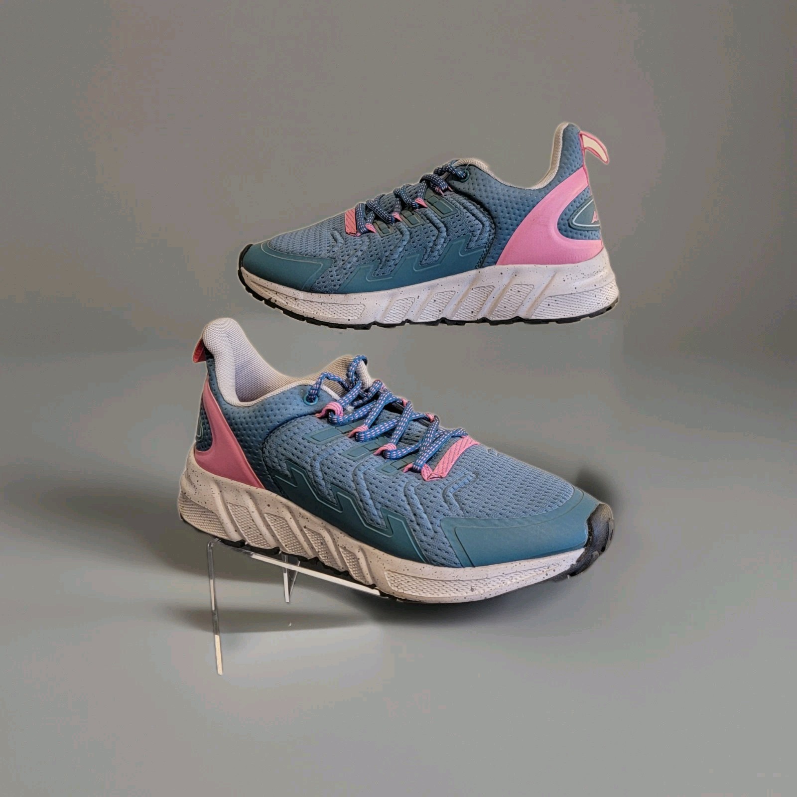 Womens AVIA Hightail Teal Pink Breathable Athletic Walking Sneakers Shoes 10