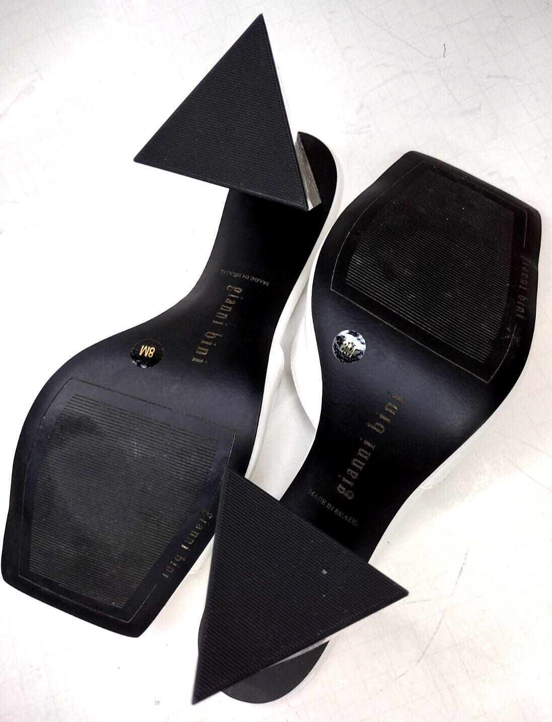 Gianni Bini Caylor Patent Square Toe High Heel Women’s Sandals Sz 8M · Brazil