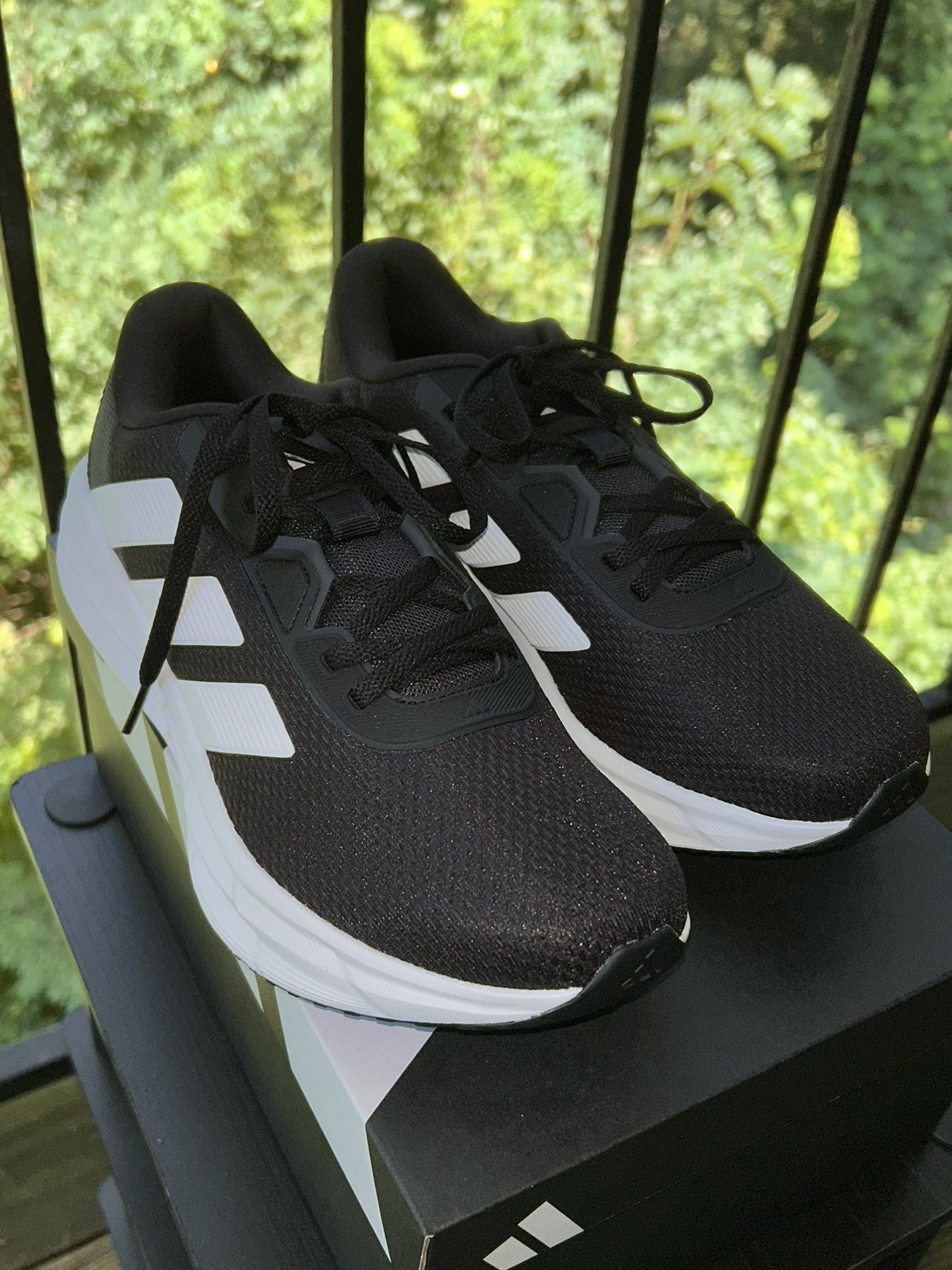 Adidas Galaxy 7 Running Shoes Women’s Size 8.5 Black White Sneakers NWT Box
