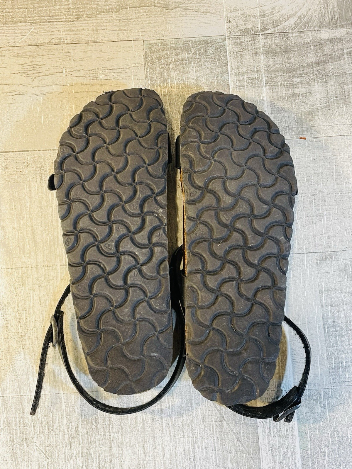Birkenstock Daloa Women’s Size EU 37 US 6-6.5 Black Birko-Flor Nubuck Sandals.