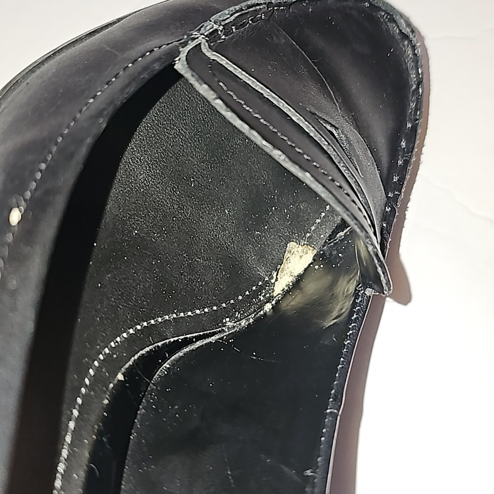 Vtg Connie Pennywise Oxford Heels Womens Sz 9 Black Academia Librarian VGC