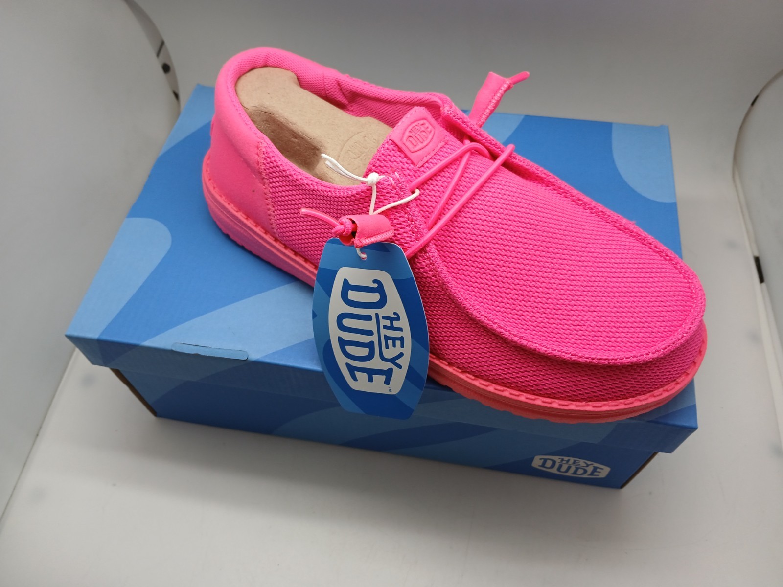 Hey Dude Wendy Funk Holiday Striped Slip Ons – Lightweight Loafers Women’s NWT
