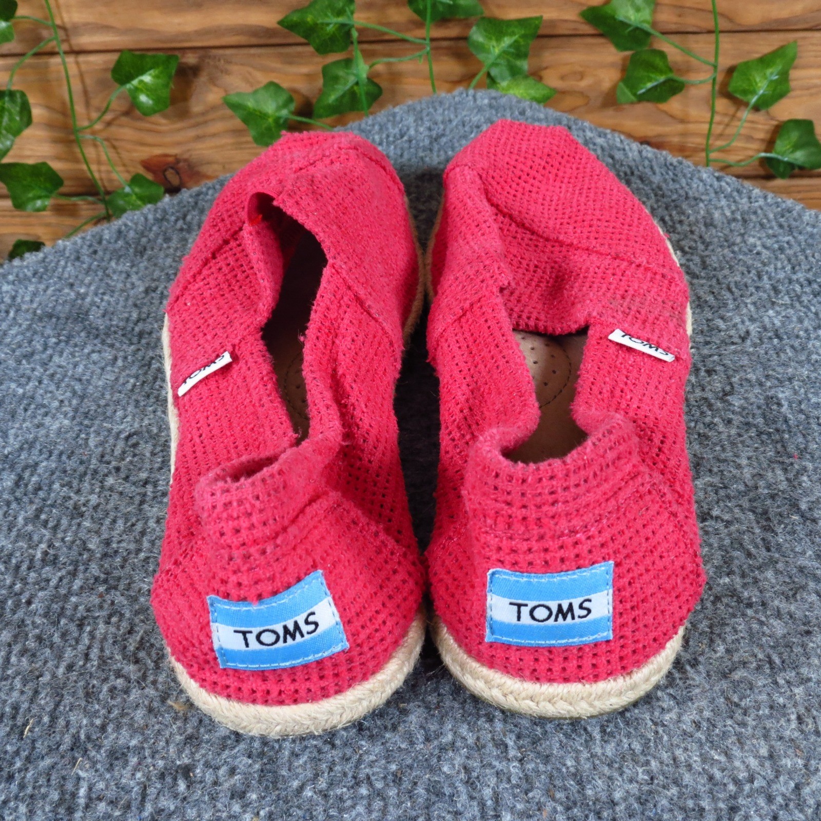 TOMS Freetown Classic Women Casual Slip On Shoe Size 7.5 Daily Wear Pink Leather