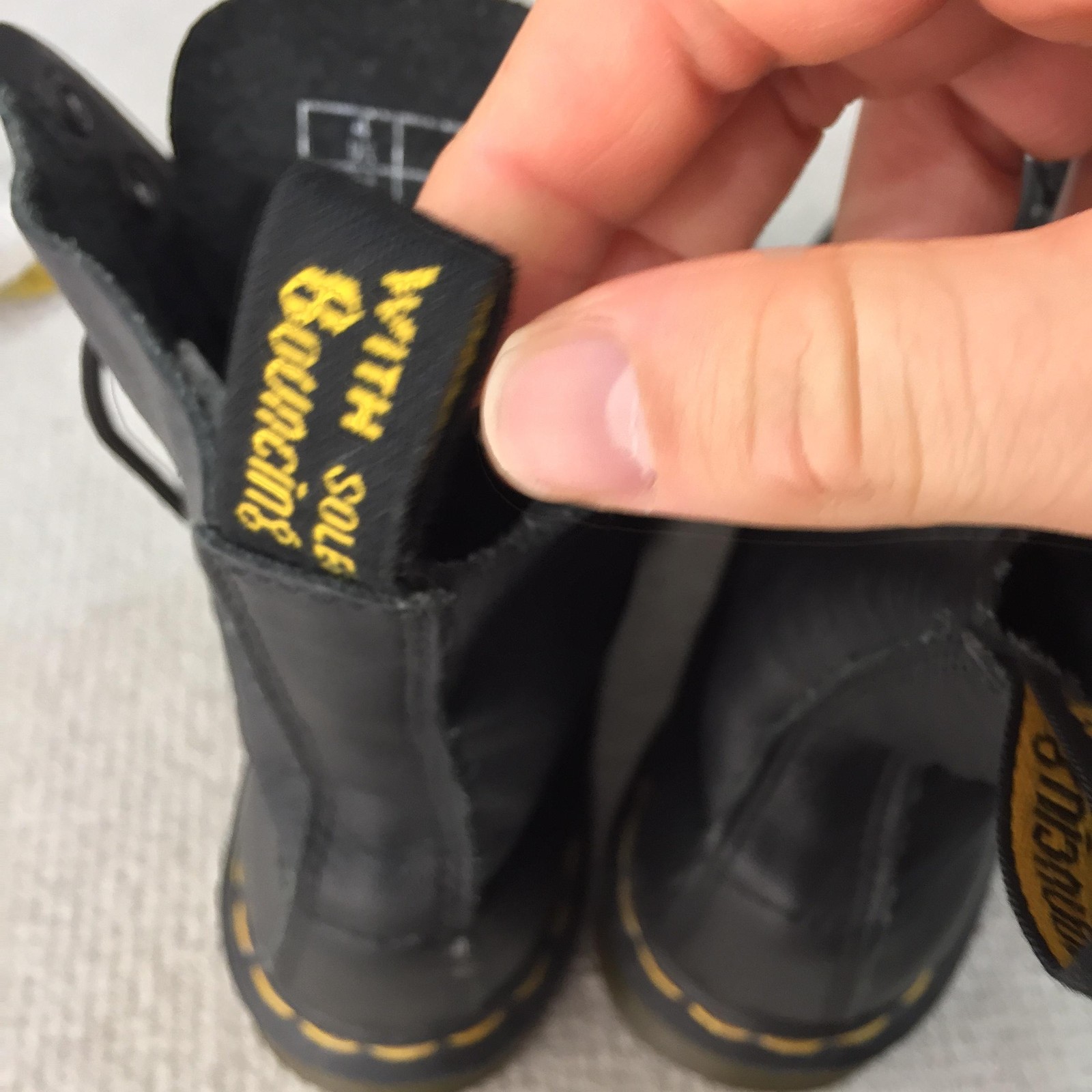 Dr. Martens Pascal Boots Womens AU 6 US 6 EU 37 Black Leather Combat Lace Up