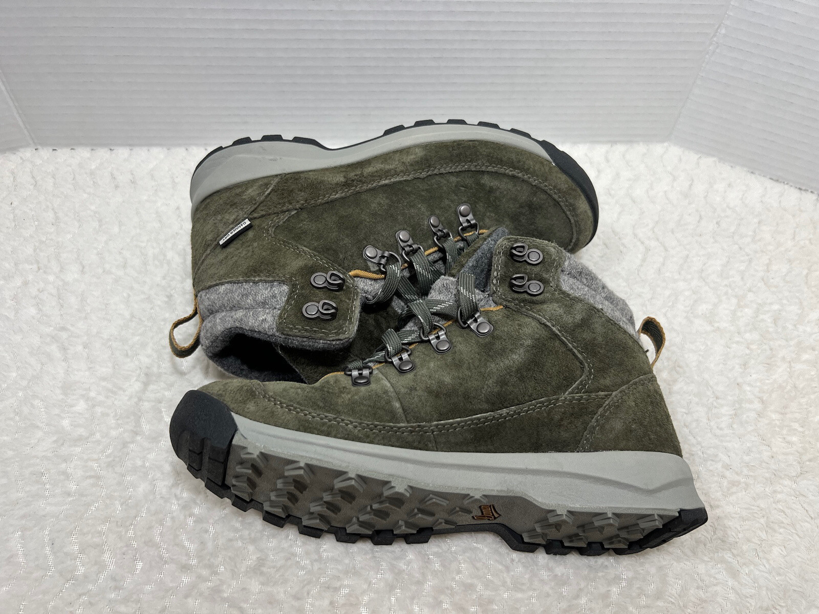 DANNER Adrika Sienna 30131 Womens Sz 6 Military Green Suede Leather Hiking Boots