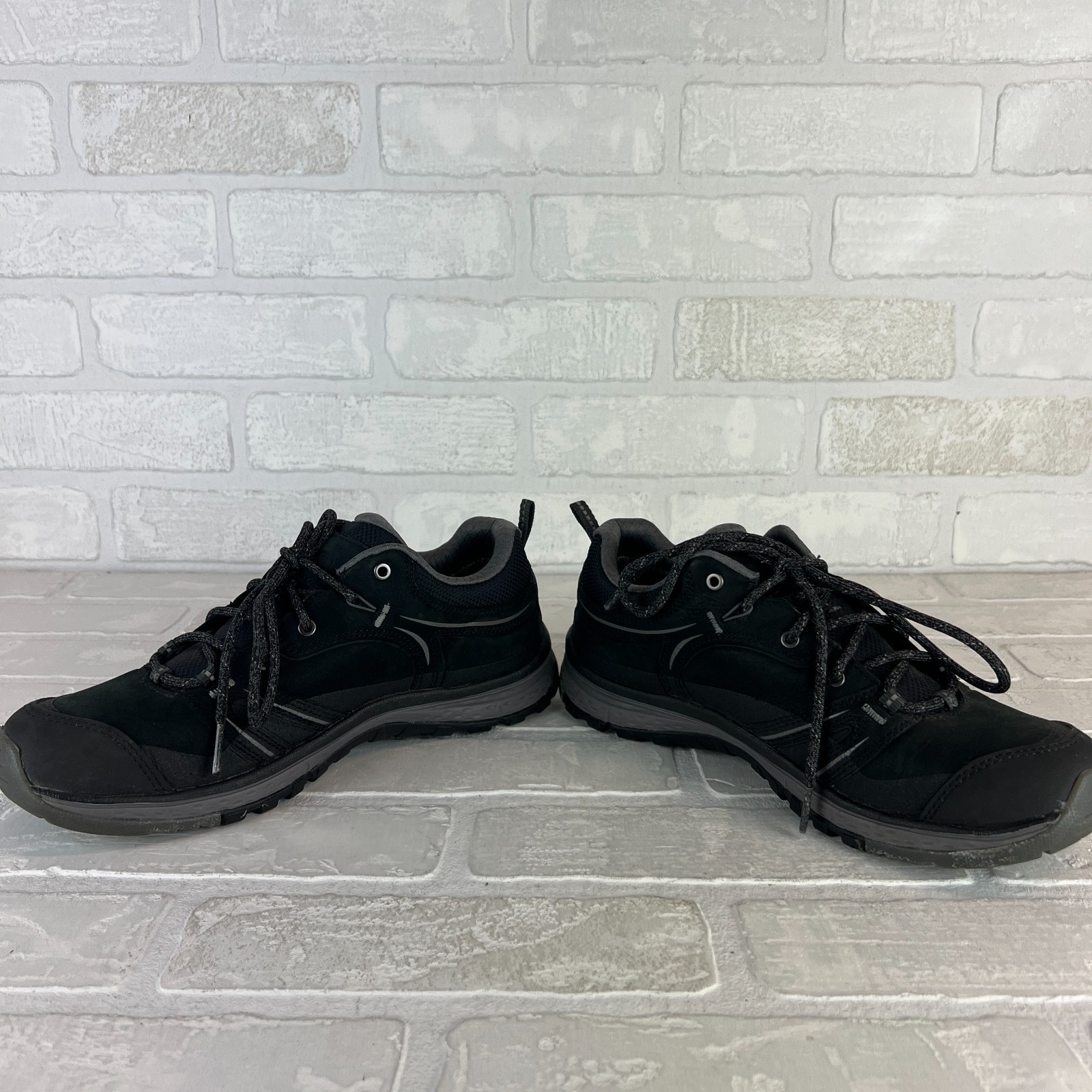 Keen Hiking Shoes Womens 8 Black Terradora Waterproof Low Top Lace Up Sneaker